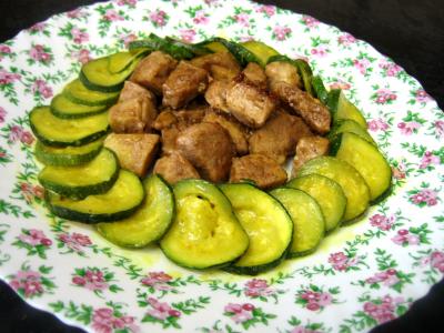 Cuisine diététique : Assiette de sauté de porc au sirop d'érable