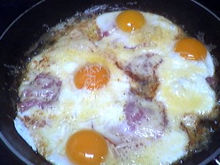 Image : Oeufs au bacon
