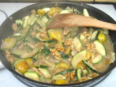 Courgettes aux champignons en quiche - 6.4