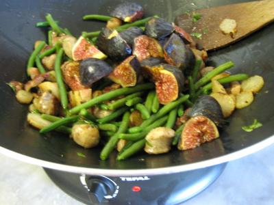 Navets et haricots verts au wok - 9.3