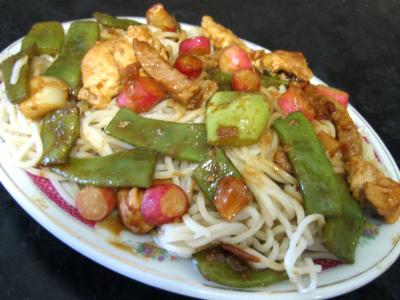 Image : recette Nouilles au soja façon chinoise