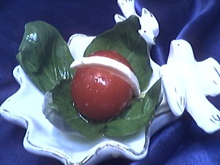 Recette Tomates-cerises à la mozzarella