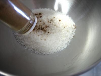 Gâteau "cococitron" et sa crème de poire - 7.4