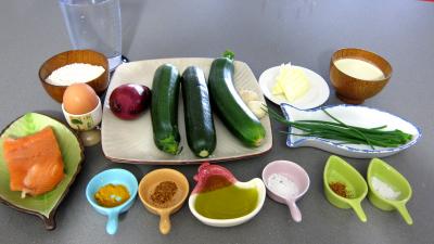Ingrédients pour la recette : Boulettes de saumon aux courgettes façon marocaine