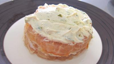 Millefeuille de pamplemousse au saumon fumé - 5.1