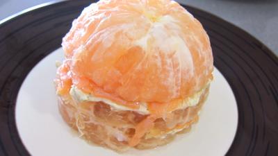 Millefeuille de pamplemousse au saumon fumé - 5.3