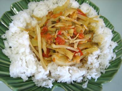 Cuisine diététique : Assiette de riz minceur au fenouil