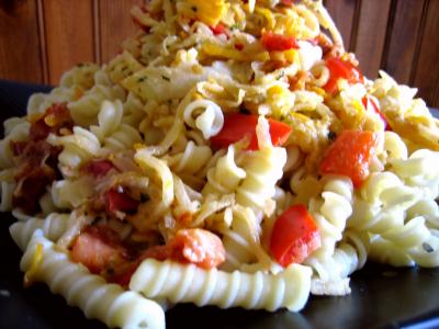 Recette Sauté de chou-rave au maccheroni