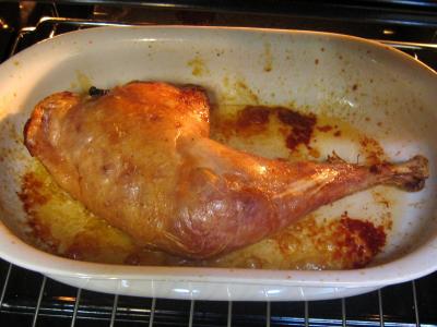 Cuisse de dinde au chou et à la sauce aux airelles - 10.2