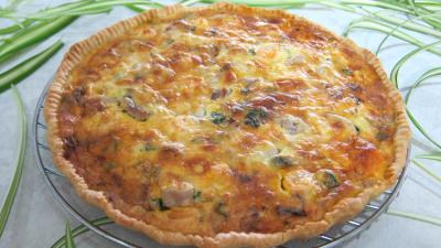 entrée à base de coquillages et crustacés : Clafoutis aux encornets