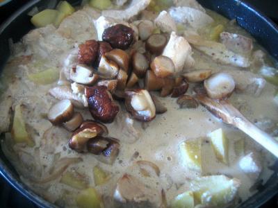 Dinde au cidre parfumée aux cèpes - 7.2