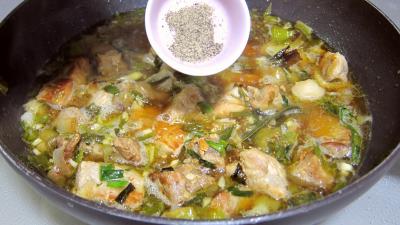 Rouelle de porc au vin blanc en tajine - 8.4