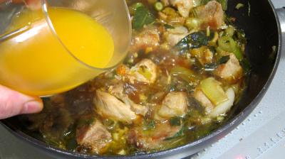 Rouelle de porc au vin blanc en tajine - 9.2
