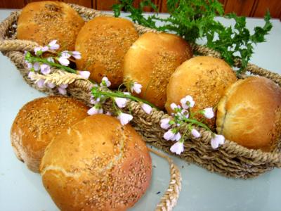 Image : Petits pains farcis à l'oignon et aillettes