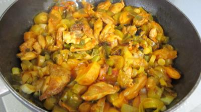 Mijoté de poulet aux abricots - 7.4