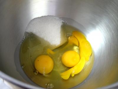 Flan aux pêches et aux raisins secs - 3.3