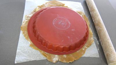 Tarte aux pêches aux pralines roses - 2.1