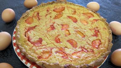 Tarte aux pêches aux pralines roses - 9.2
