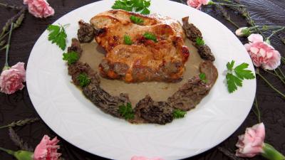 Escalopes de dinde sauce aux morilles - 9.4
