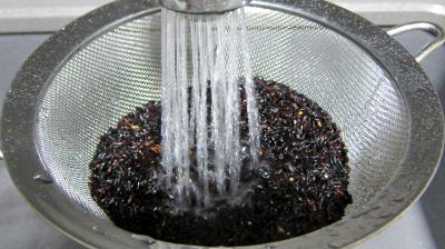 Riz noir aux fraises et crème à la noix de coco - 1.1