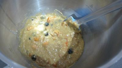 Cake aux abricots et aux myrtilles - 3.4