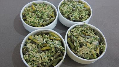 Haricots verts et courgettes gratinés aux fines herbes - 6.3