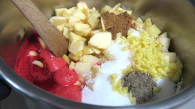 Chutney de mûres aux pommes - 4.2