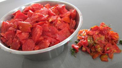 Conserve de sauce tomate au blanc de dinde - 4.4