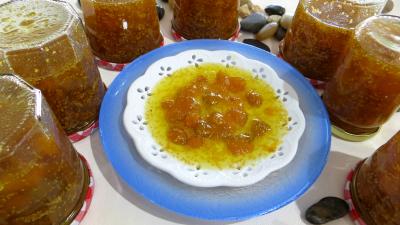 Anniversaire : Coupelle de confiture de physalis ou d'amour en cage
