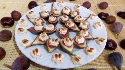 Recettes rapides : Assiette d'amuse-bouche aux figues