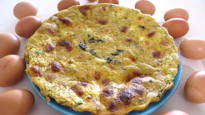 Poissons : Assiette de quiche aux épinards et lotte