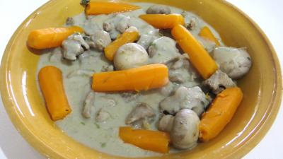 sauce chaude : Plat de blanquette de veau