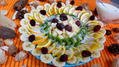 Recettes rapides : assiette de kiwis