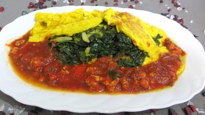 plat complet : Assiette de trucha