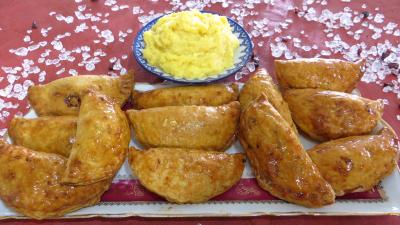 Image : Assiette de chaussons aux kumquats