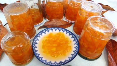 Recettes sans oeufs : Pots de confiture de mangues