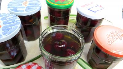 Pour débutants : Bocaux de cerises au vin blanc