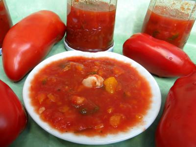 Cuisine diététique : Coupelle de sauce tomates aux carottes
