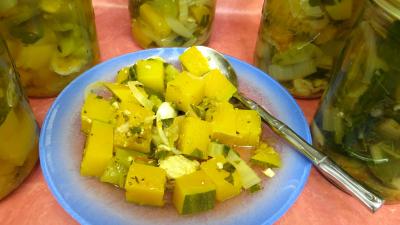 Les grands classiques : Assiette de conserve de butternut et légumes aux senteurs de Provence