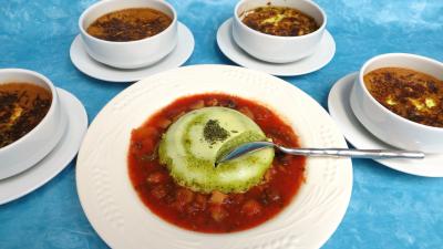 Nouvel an : Flans d'épinards au caillaou