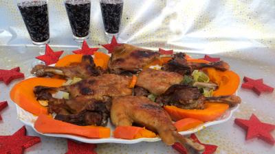 Volailles et gibiers : Plat de confit de canard à la sauce soja
