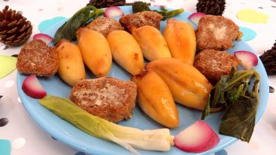 Anniversaire : Assiette de calamars farcis
