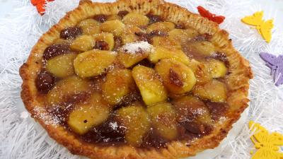 Desserts : Tarte aux po:mmes à l'Armagnac