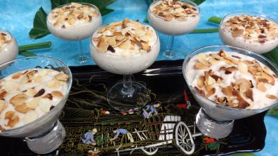 Recettes végétariennes : Coupe de mousse de bananes façon chinoise