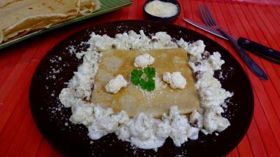 Recettes rapides : Crêpe au chou-fleur