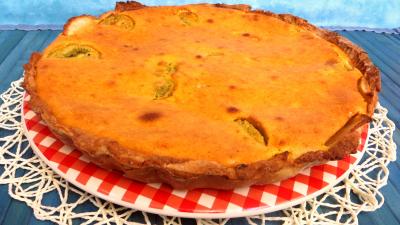 Recettes végétariennes : Clafoutis aux kiwis