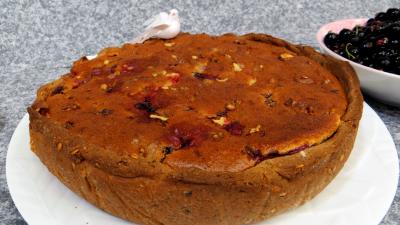 Les grands classiques : Flan pâtissier au cassis