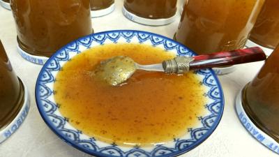 Confitures : Coupelle de gelée de poires
