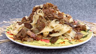 Pâtes alimentaires : Tagliatelles forestières