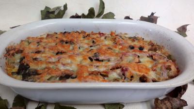 Recettes sans oeufs : Plat de poireaux gratinés au four